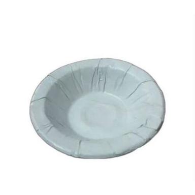 Iron White Round Disposable Paper Bowl, For Event And Party Supplies
