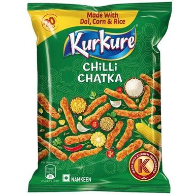 Delicious In Taste; Free From Additive; Long Shelf Life No Preservative Added 100 % Vegetarian Spicy Flavored Kurkure Chilly Chatka 