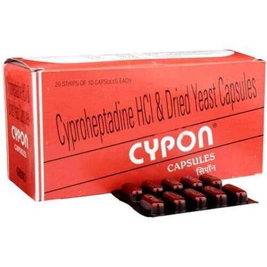 Cyproheptadine Hcl And Dried Yeast Capsules, 20 X 10 Strips Capsule General Medicines