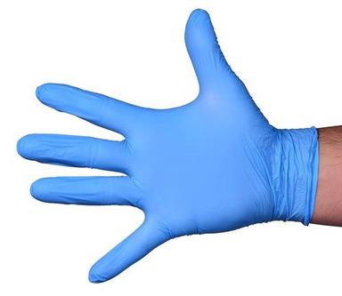Blue Biodegerable Plain Hand Surgical Safety Gloves