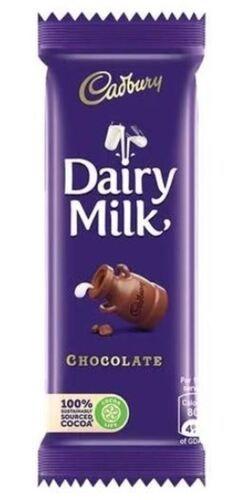 Brown 24 Grams Sweet And Delicious Taste Rectangular Dairy Milk Cadbury Chocolate Bar