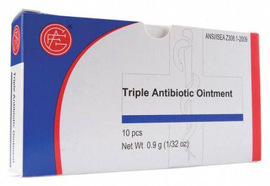 Triple Antibiotic Ointment, Pack of 10 Pieces
