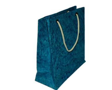 Color Coated And Rope Handle Plain Paper Handmade Shopping Bags Capacity: 5 Kg/Hr