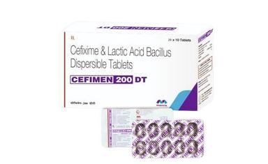 Cefixime And Lactic Acid Bacillus Dispersible Tablets 20x10 Tablets