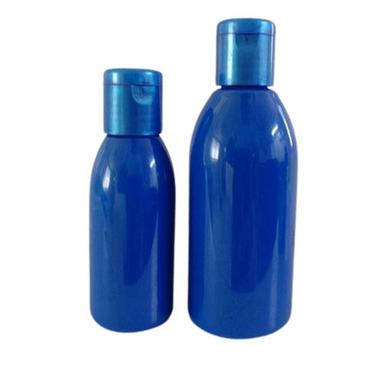 High Tensile Strength And Impact Resistant Blue Plastic Coconut Oil Bottle
