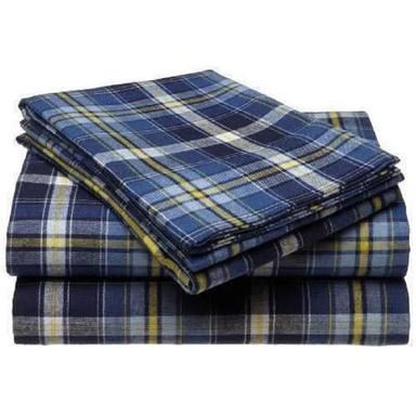 Multicolour Warm Lightweight Plain Texture Cotton Check And Stripes Flannel Fabric