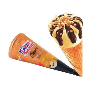 Rich Taste Butterscotch Ice Cream Cone Additional Ingredient: Chocolate