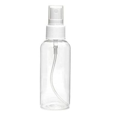 Transparent 60 Mililiter Pump Sprayer And Narrow Flip Top Round Plastic Perfume Bottle 