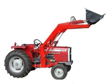 Red Diesel Semi-Automatic Hot Rolled Painted Tractor Front Loaders For Agriculture