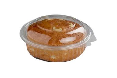 Round Shape Transparent Plastic Disposable Cake Packaging Container Hardness: Rigid