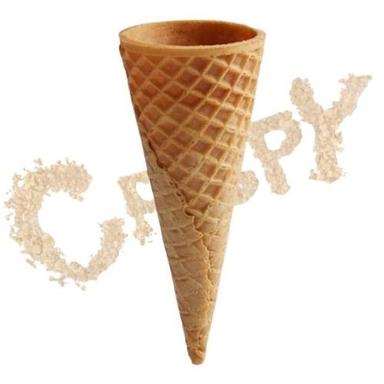 Vanilla Flavor Ice Cream Cone
