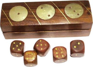 Wooden Dice Game