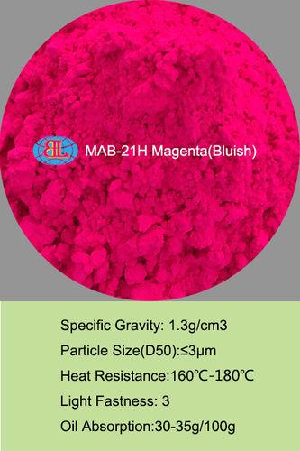 Mab-21H मैजेंटा (नीला) पीवीसी पेपर कोटिंग के लिए फ्लोरोसेंट पिगमेंट इंक पेंट ग्रेड: नॉन-फूड ग्रेड 