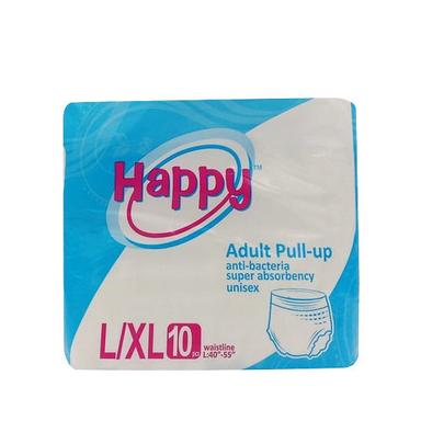 Super Soft Leak Proof Anti Bacterial Adult Pull Up Diaper 10 Large 1200 Milliliter (Ml)  Absorbency