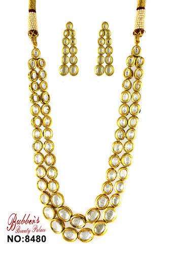 Kundan Necklace Set With Matching Earring Gender: Women