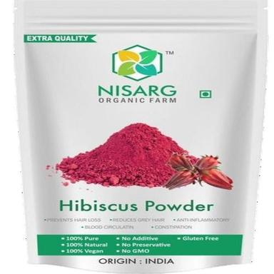 Herbal Product Organic Hibiscus Flower Powder 100 Grams Pack