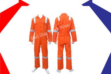100% Twill Cotton Coverall with Reflective Tape on Shoulder, Sleeves and Legs