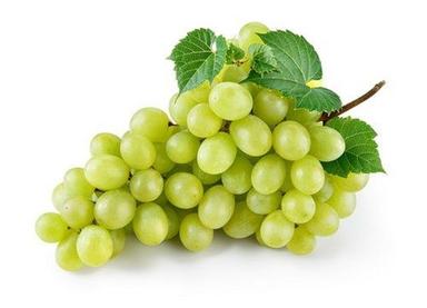 Round Fresh Green Seedless Grapes