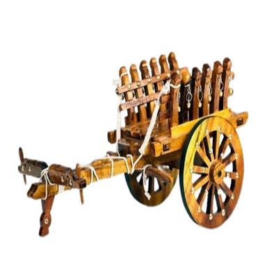 Decorative Teak wood Bullock Cart  for Home decor