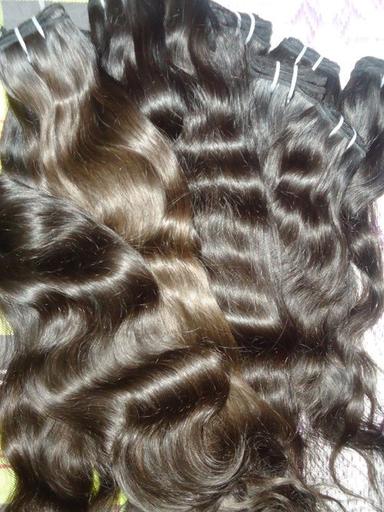 Curly Machine Weft Human Hair