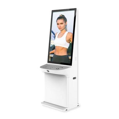 White 64 Inch Self-Service Health Care Checkup Kiosk Machine With Advertising Display