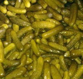 Rich Taste Pickled Cucumber With 1 Year Of Shelf Life Additives: Acetic Acid