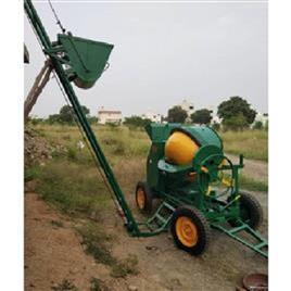 Concrete Mixer With Ladder Lift Attached, Power Source: Diesel Engine